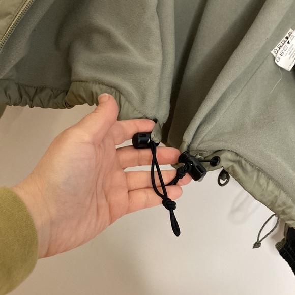 MEC Jacket Womens Small Green Black Fleece Lined Softshell Full Zip Gorpcore - Picture 9 of 16